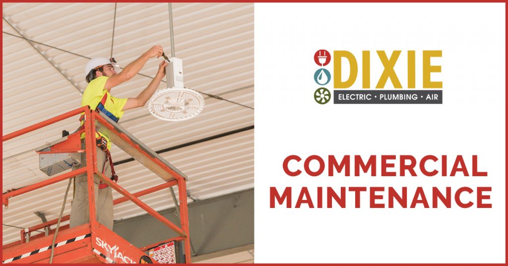 Dixie Electric, Plumbing & Air provides professional commercial maintenance services